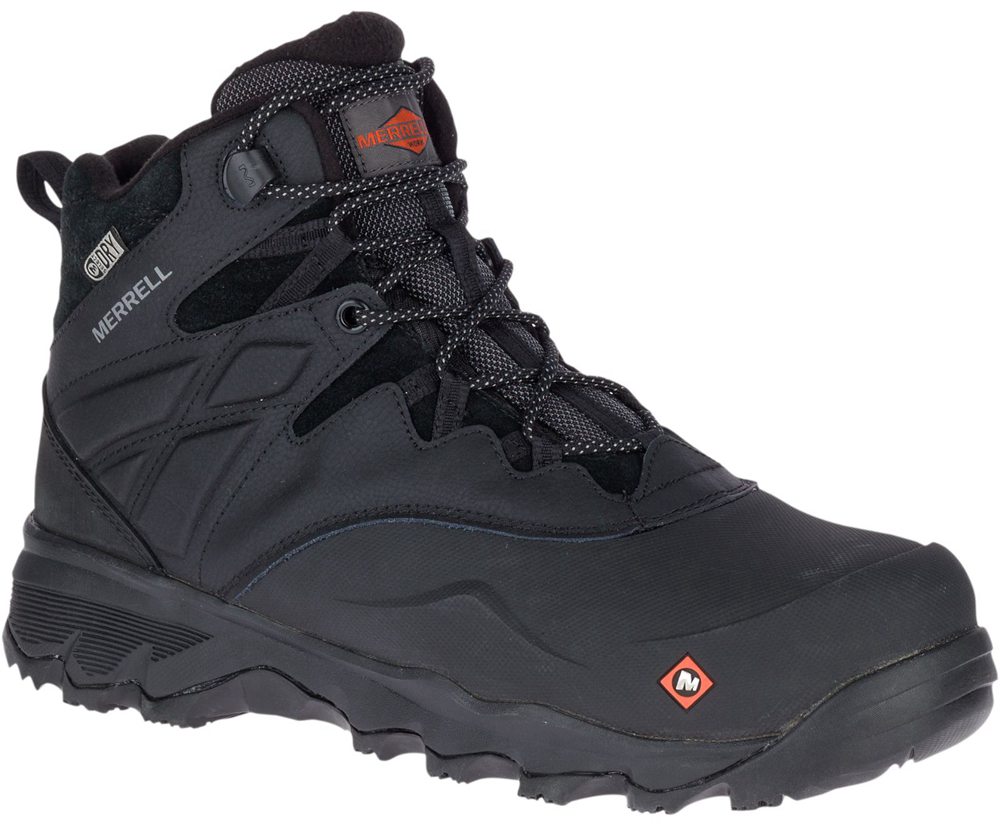 Merrell Støvler Herre - Thermo Adventure 6" Ice+ Waterproof Comp Toe - Sort - GBD308791